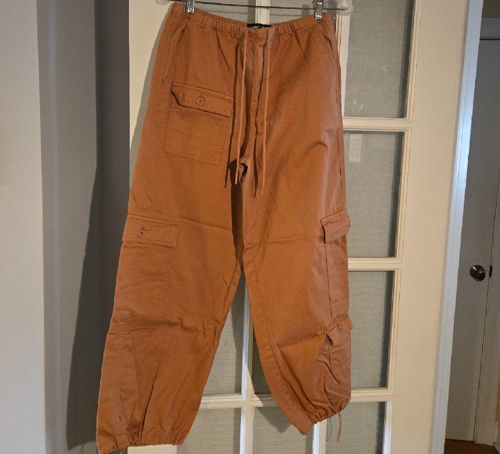 Almost Famous Tan Cargo Jogger Pants